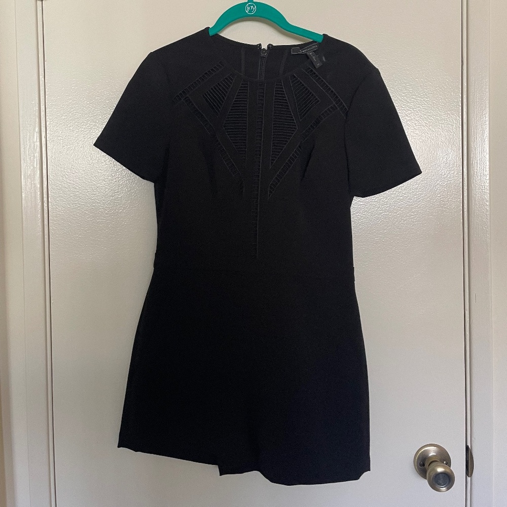 BCBG Black Romper